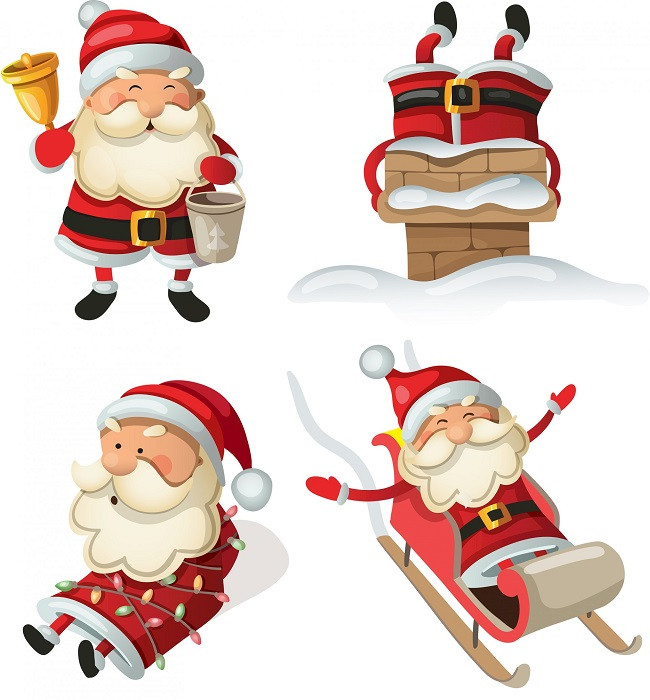 ông già noel file vector
