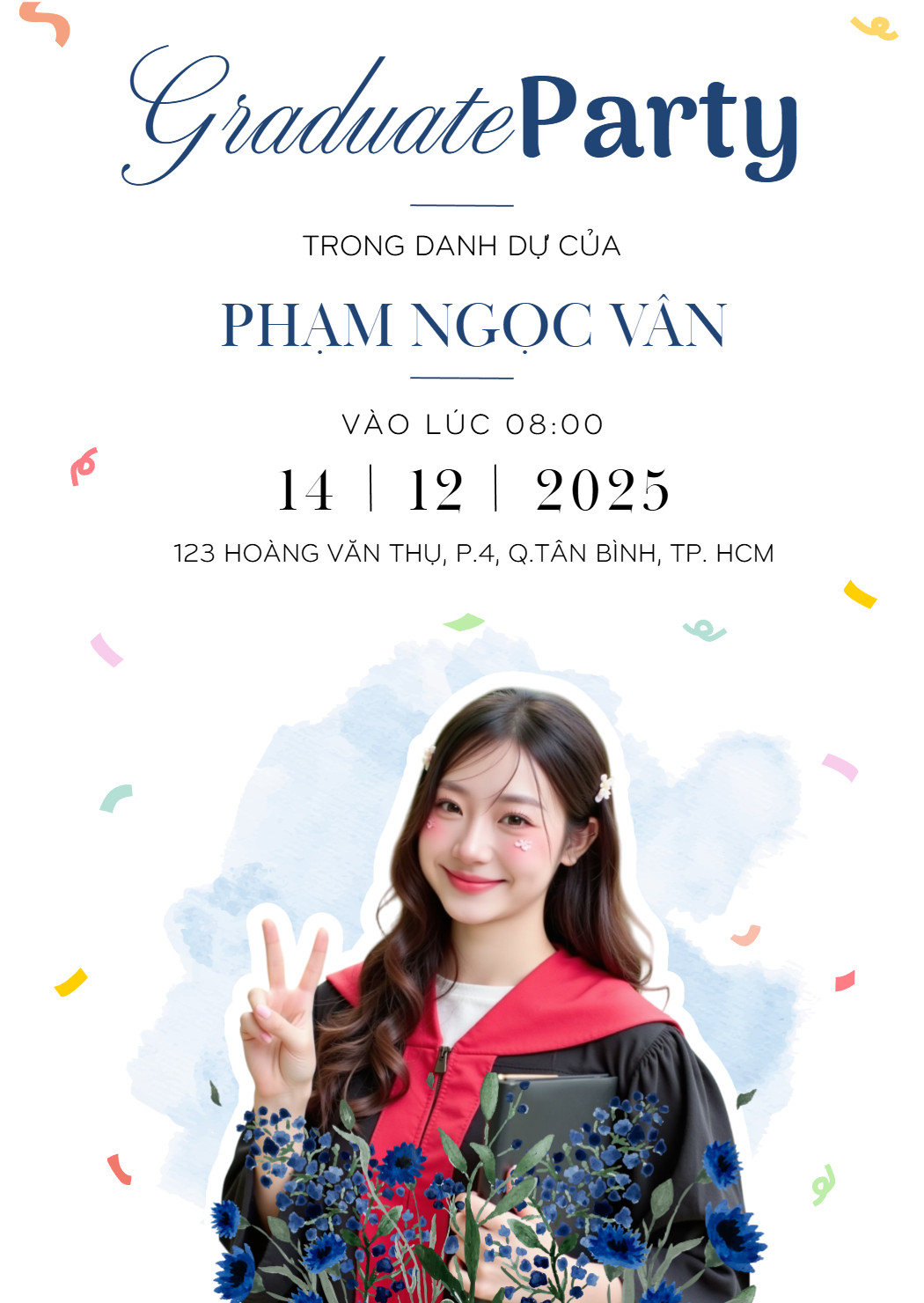 Thiệp mời kỷ yếu phong cách tối giản, tinh tế dễ ứng dụng