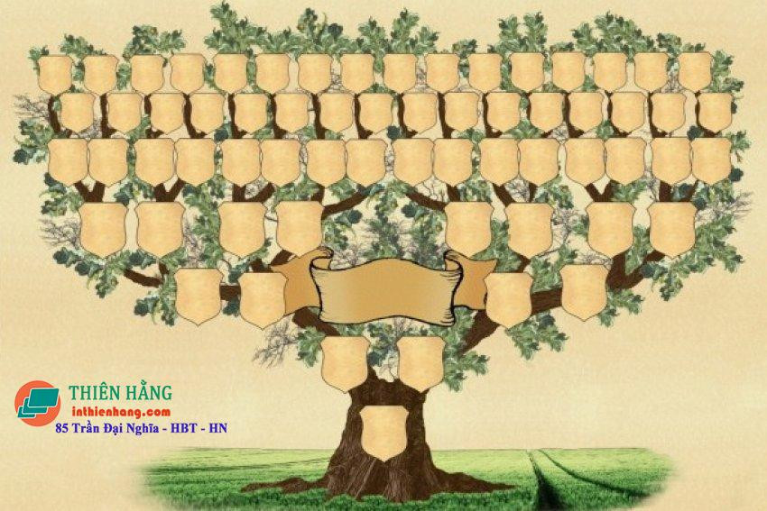 Cây phả hệ dạng hình cây truyền thống