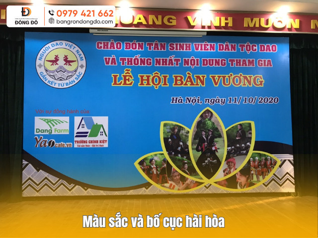 Thiết kế bố cục hợp lý và màu sắc hài hòa