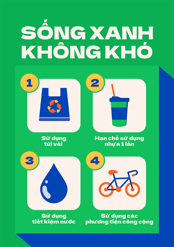 Poster về cuộc sống xanh