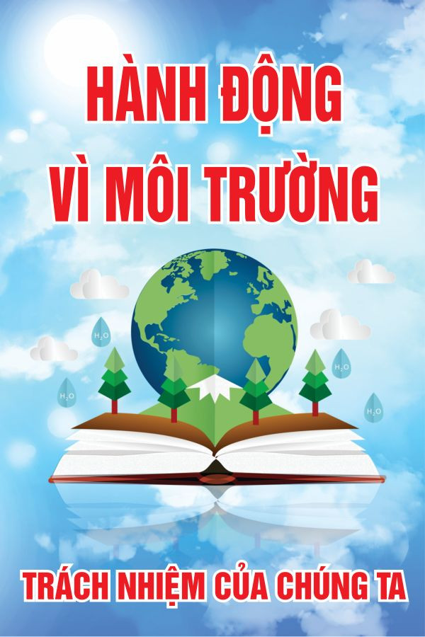 Poster tuyên truyền bảo vệ môi trường