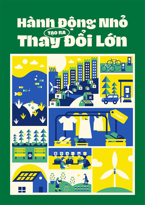 Poster sống xanh