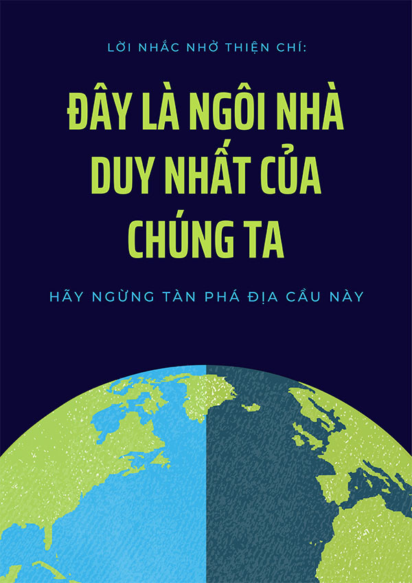 Mẫu poster bảo vệ môi trường