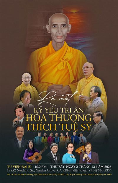 Kỷ Yếu Tri Ân Hòa Thượng Thích Tuệ Sỹ - Buổi ra mắt