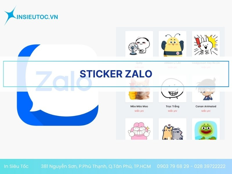 Bộ sưu tập Sticker Zalo ấn tượng với nhiều phong cách khác nhau
