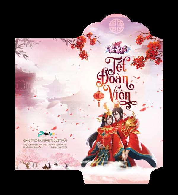 Các thiết kế bao lì xì vector với sự sáng tạo không giới hạn