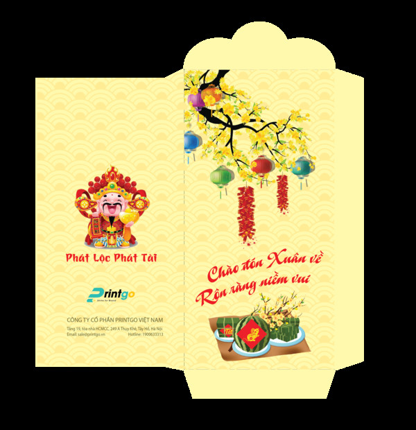 Tuyển chọn mẫu bao lì xì vector sáng tạo