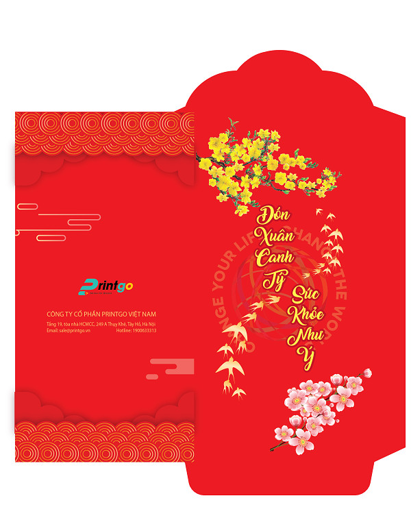Mẫu bao lì xì vector cuối cùng trong bộ sưu tập