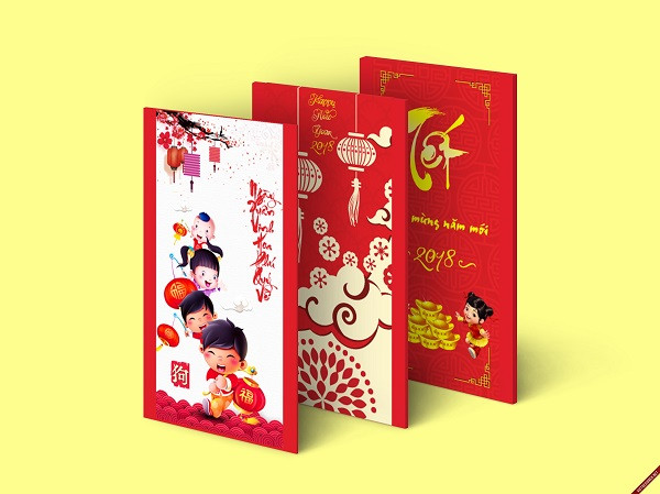 Mẫu bao lì xì vector đẹp mắt, sẵn sàng để tải về và chỉnh sửa