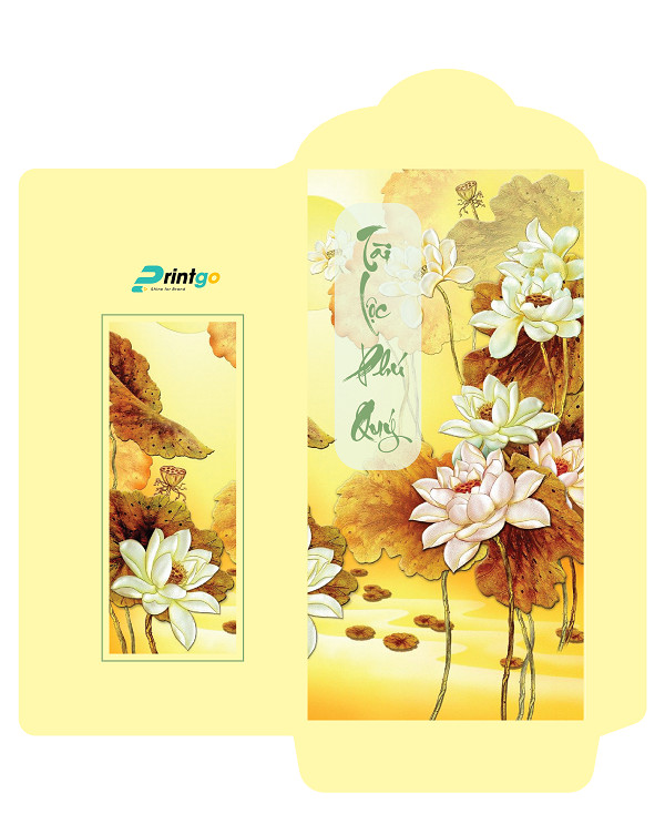 Mẫu bao lì xì vector mang đậm phong cách Tết Việt