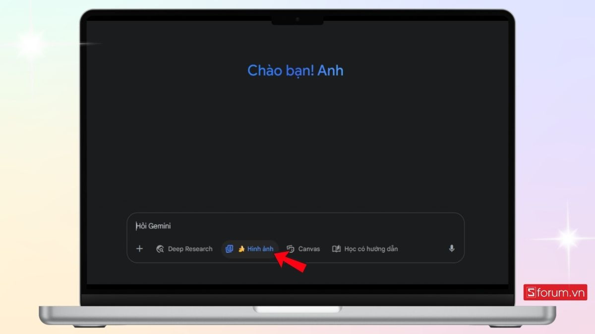 Chọn chế độ tạo hình ảnh trong Gemini AI