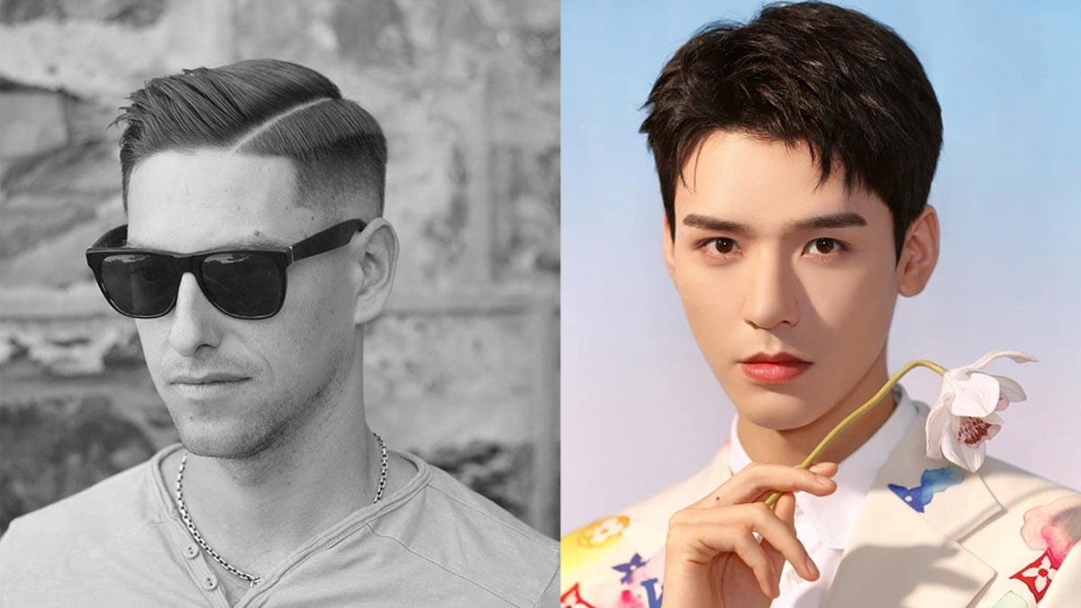 Kiểu tóc side part 7/3 ngắn gọn gàng cho nam giới trẻ