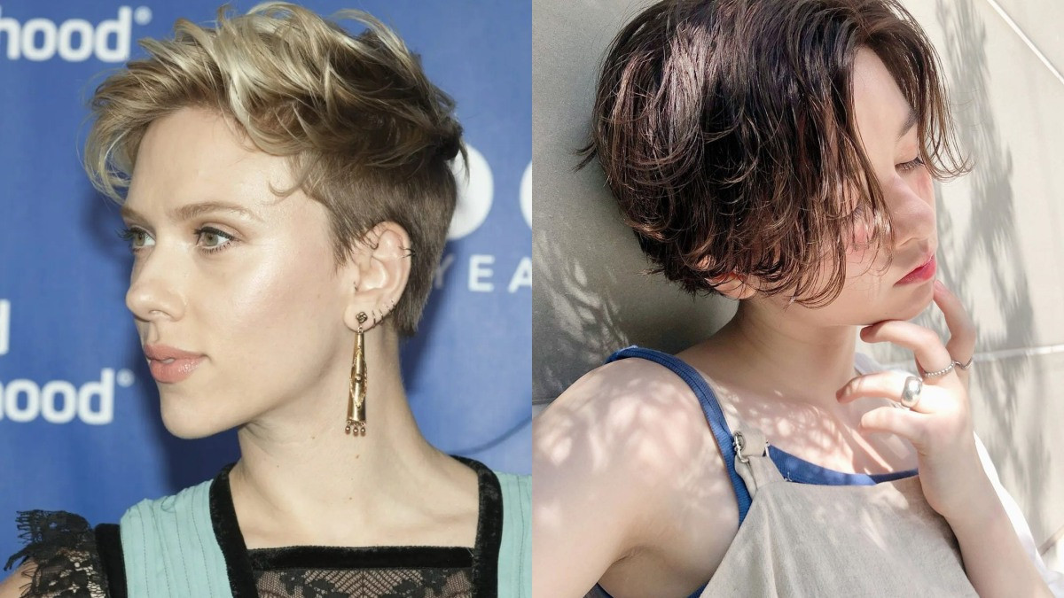 Kiểu tóc tomboy uốn xoăn nhẹ tạo nét mềm mại và cuốn hút