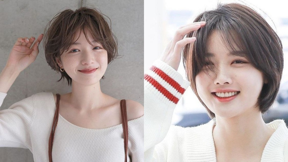Kiểu tóc tomboy ôm mặt giúp khuôn mặt tròn trở nên thon gọn hơn