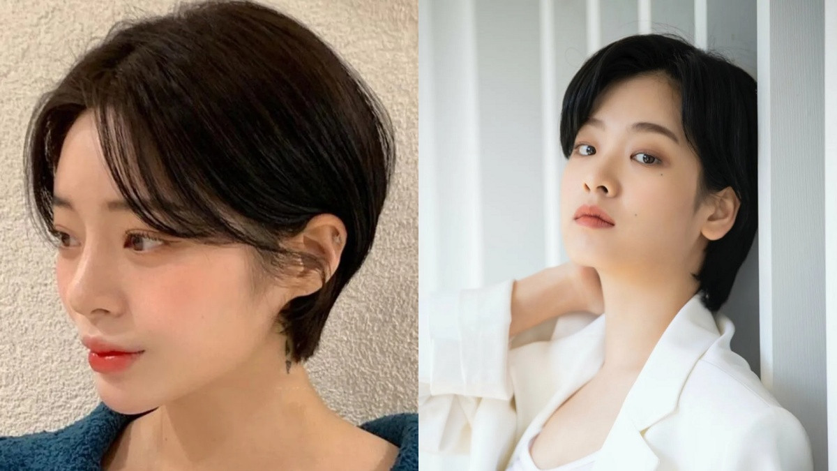 Kiểu tóc tomboy 2 mái giúp cân đối khuôn mặt và che khuyết điểm trán cao