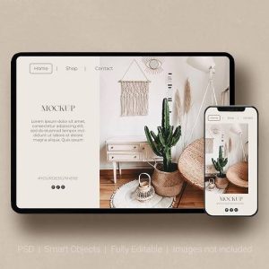 Tổng hợp mẫu mockup website chuyên nghiệp