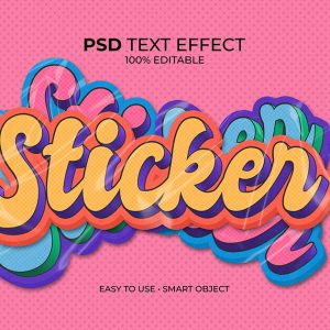 Top các mẫu text effect đổ bóng đẹp