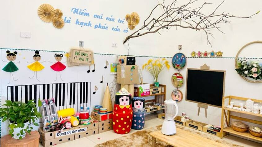 Hình minh họa trang trí lớp học mầm non 6
