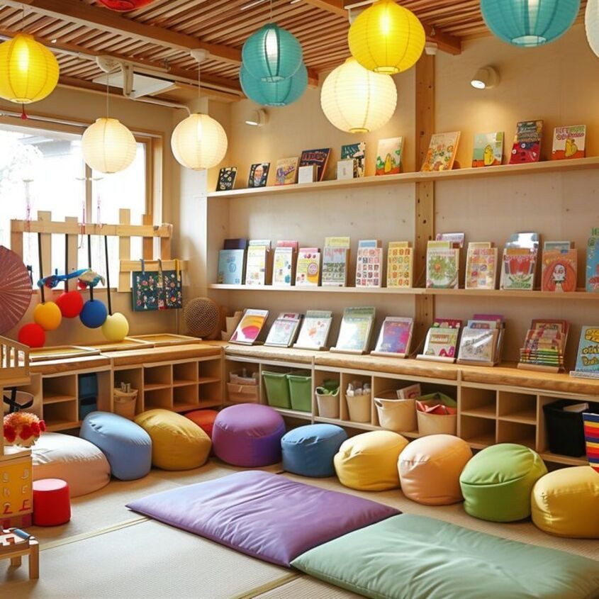 Hình minh họa trang trí lớp học mầm non 57