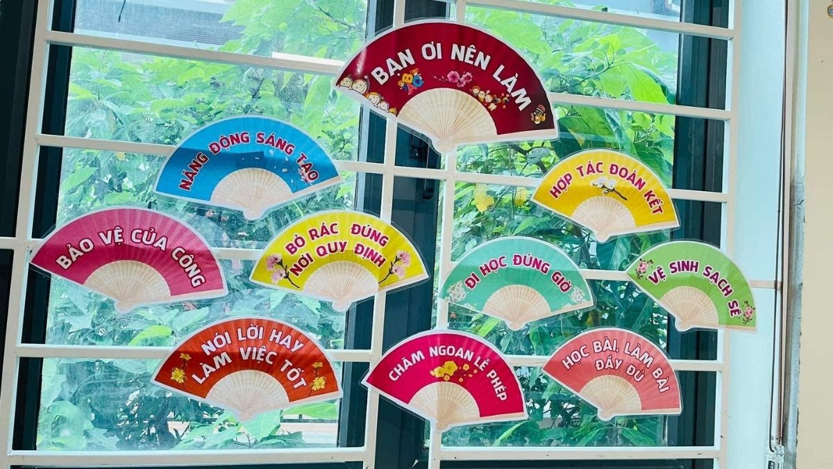 Lớp 2 tiểu học trang trí đẹp