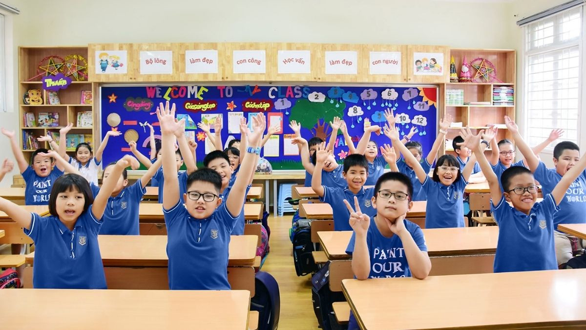 Trang trí lớp học tiểu học đẹp nhất