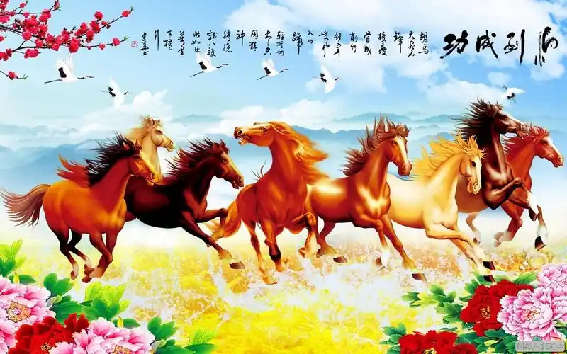 Tranh mã đáo thành công 3D với hiệu ứng ánh sáng độc đáo