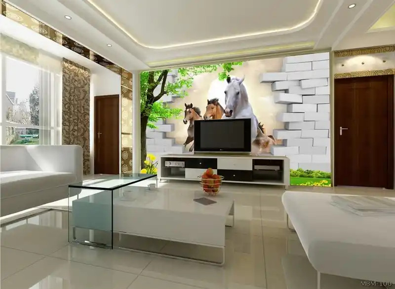 Tranh mã đáo thành công 3D cho văn phòng