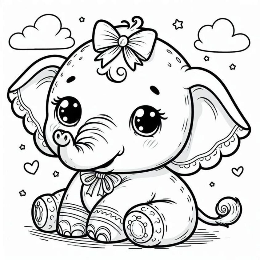 Chú voi với chiếc mũ