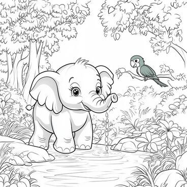 Chú voi đang biểu diễn