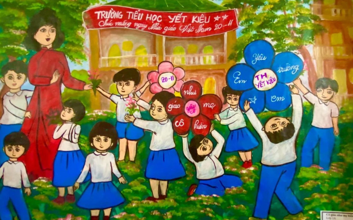 Sắc màu tri ân, tác phẩm đạt giải