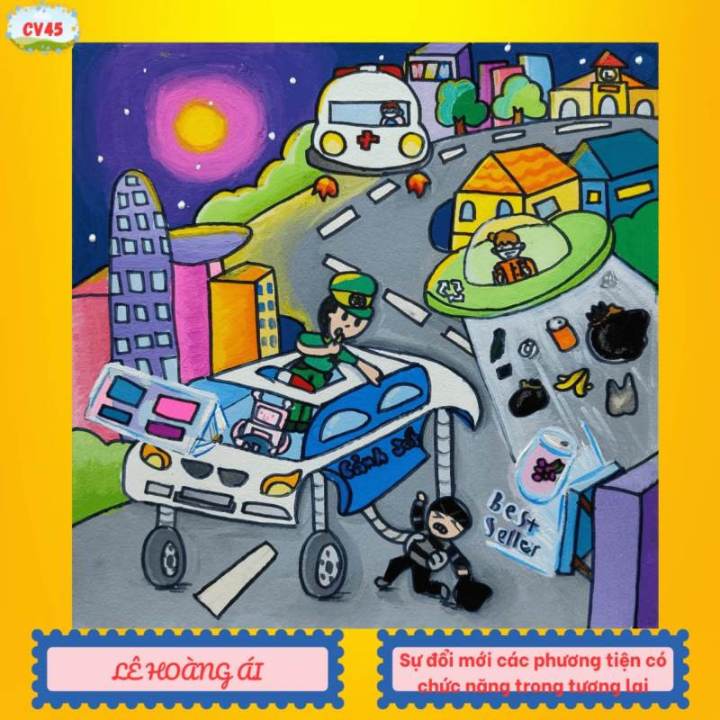 Hệ thống giao thông thông minh với xe bay và các phương tiện hiện đại