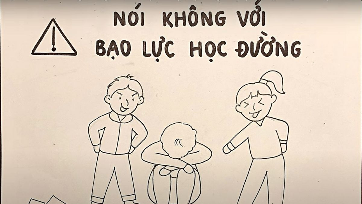 Phác thảo và vẽ tranh cần giữ bố cục cân đối để người xem dễ nắm bắt câu chuyện