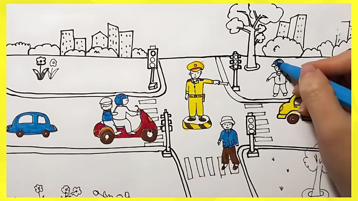 Tô màu và làm nổi bật thông điệp của bức tranh