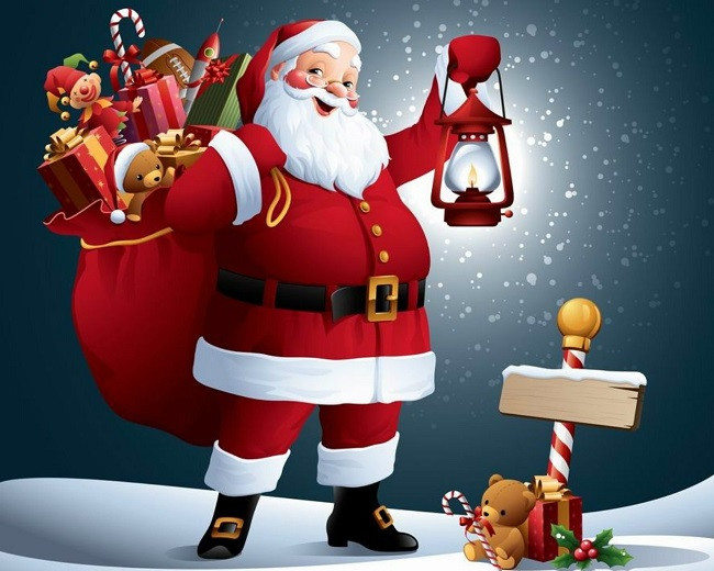 vector ông già noel